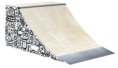 Limited Series of Brady Smith Artwork on OC Ramps 3ft Quarter Pipe