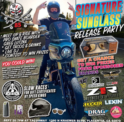 Sunglass Release Party with Greg Lutzka