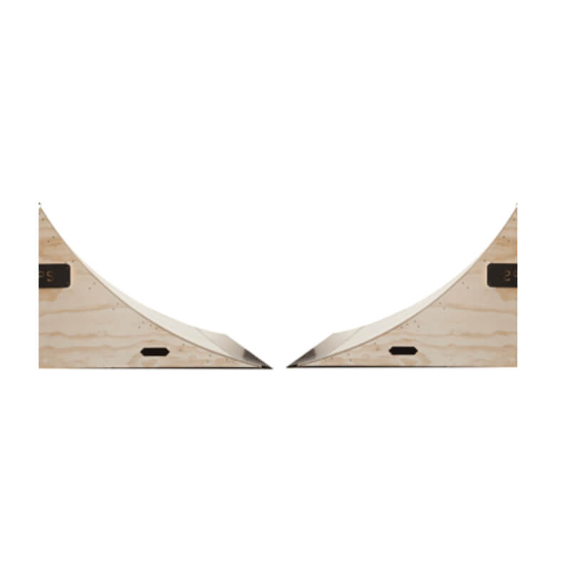 OC Ramps plywood Quarter Pipe Ramps – Two 4 Foot wide