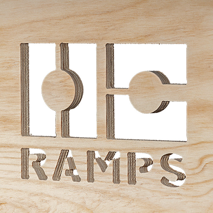 OC Ramps quarter pipe bed logo