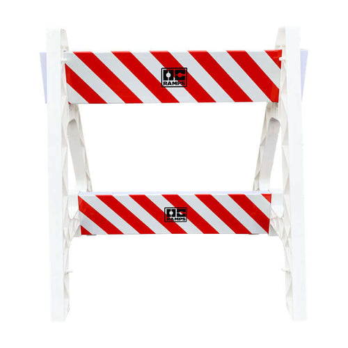 front view of OC Ramps Road Series A-Frame Construction Barrier
