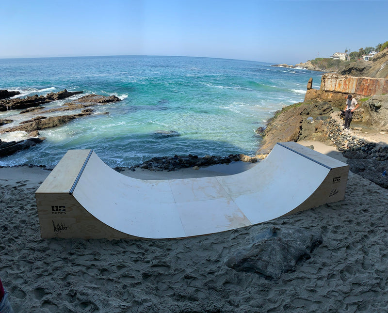 Ocean views of OC Ramps Cody & Dave Mini Ramp – The Equation – 8ft Wide