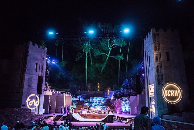 ford theatre, LA, oc ramps, skateboarding, music, llive band, half pipe