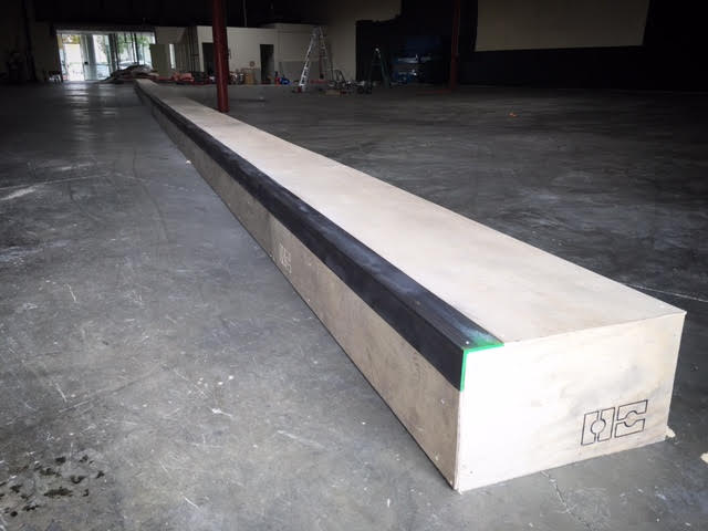 OC Ramps, 100 foot grindbox, world record, longest ledge, Jordan Hoffart