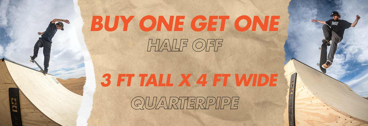 🚨BOGO DEAL: Buy One, Get One 50% Off - Quarterpipes!🚨