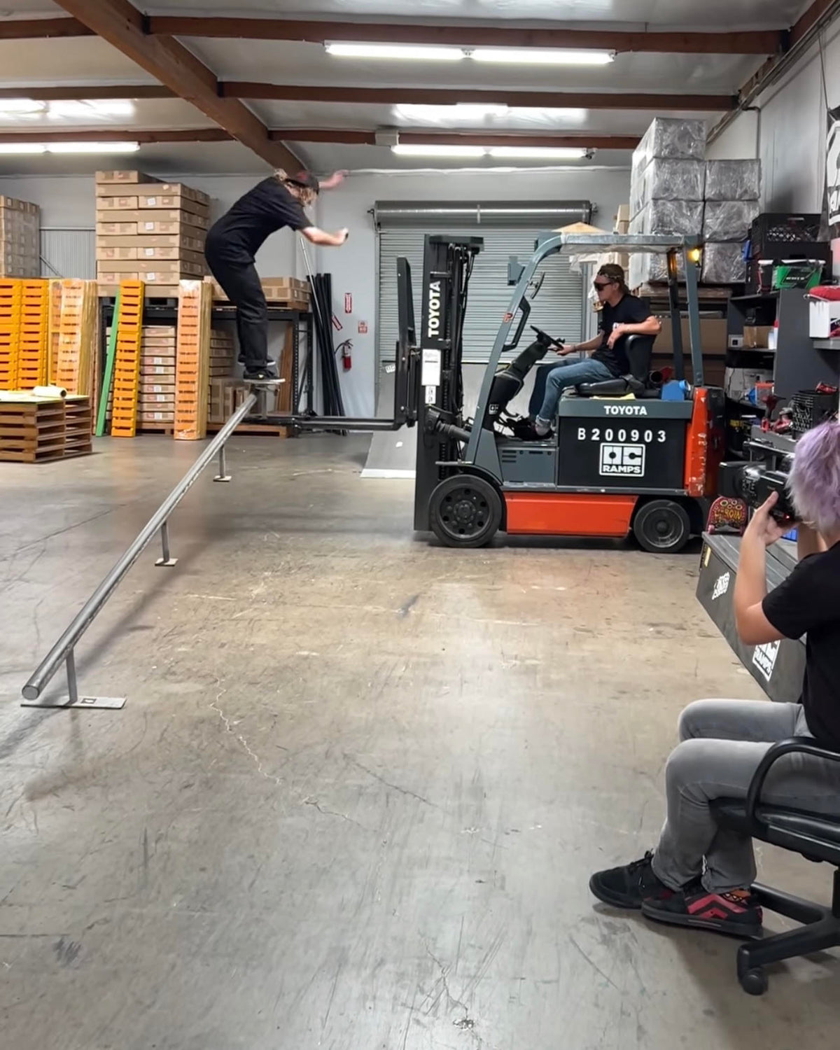 Forklift Safety with Dern Brothers @ OC Ramps HQ