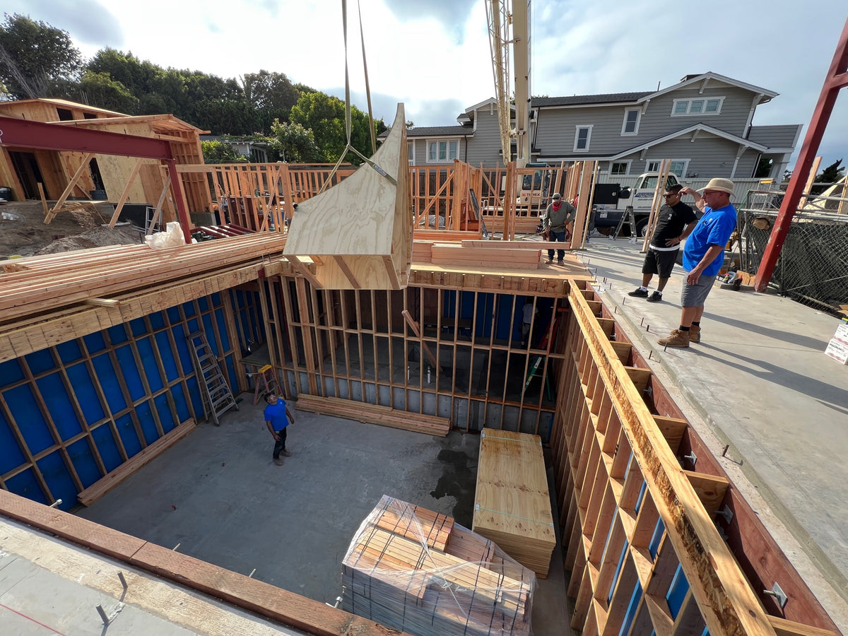 Basement Skate Bowl via Crane Drop!