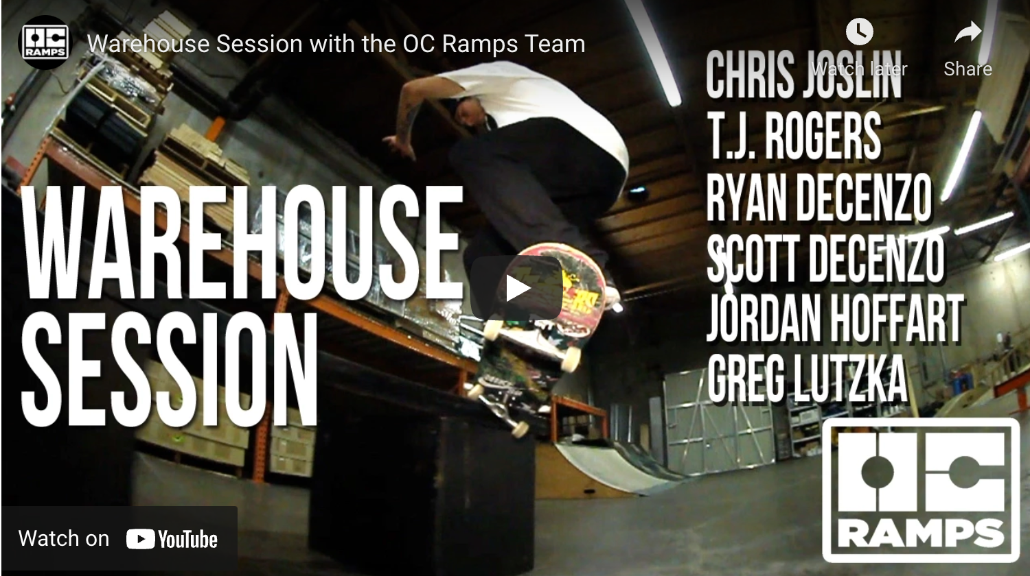Ramp Roster Print Out Warehouse Session with the OC Ramps Team