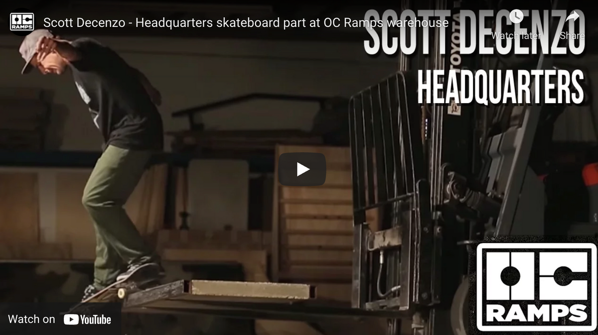 New skate video made in OC Ramps Warehouse