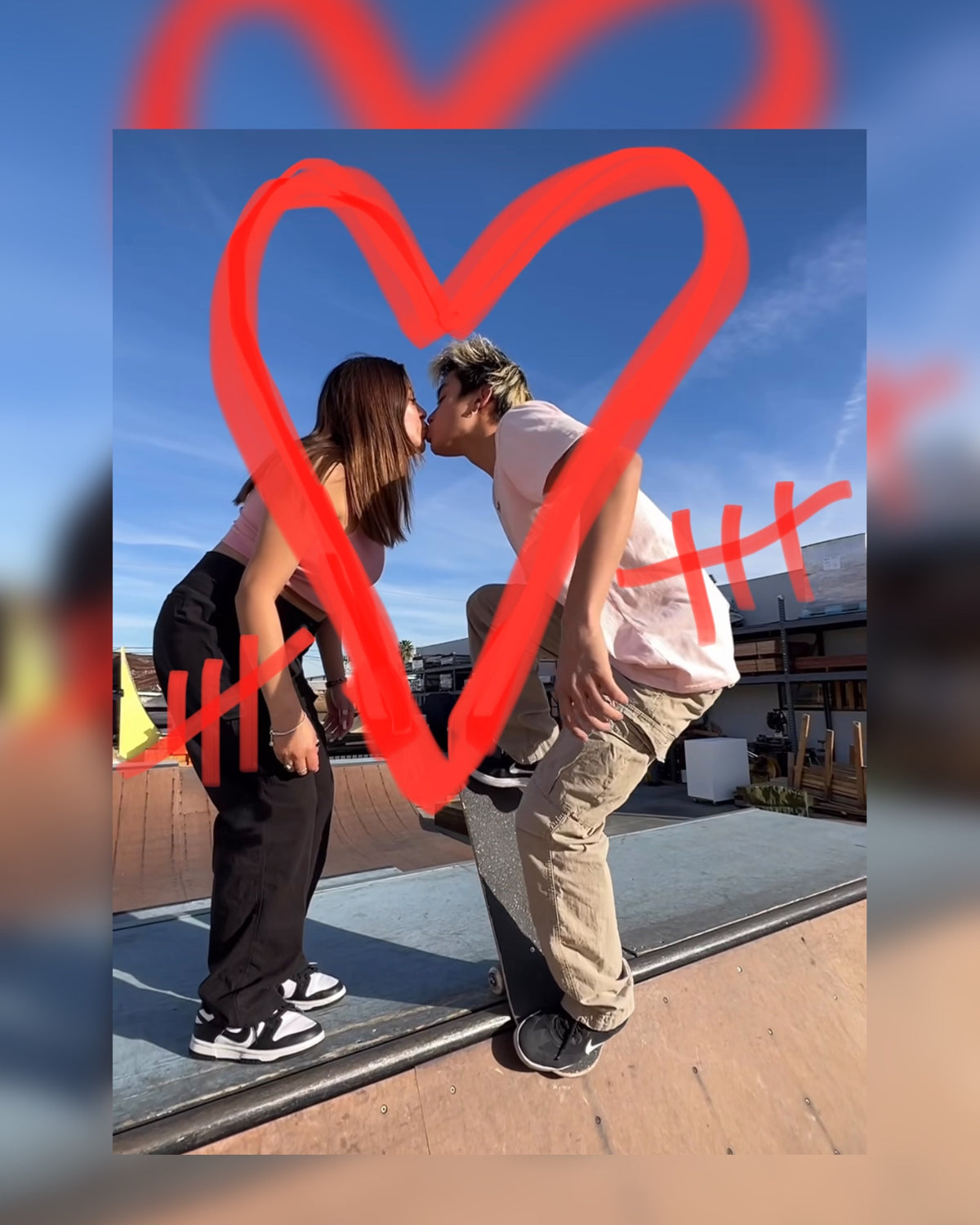 Skate Game of Kisses