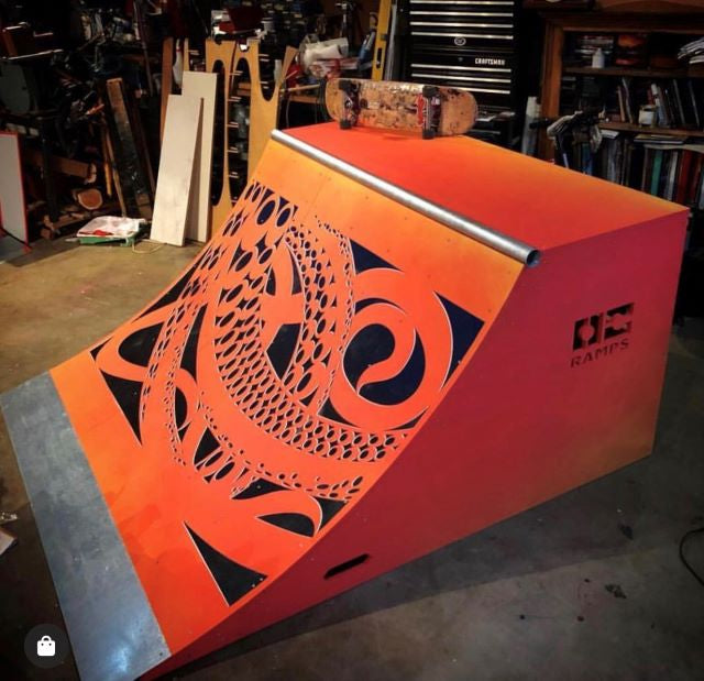 quarter pipe, quarterpipe, mini ramp, oc ramps, skateboarding, custom, 6ft wide quarter pipe, orange county, wood ramp