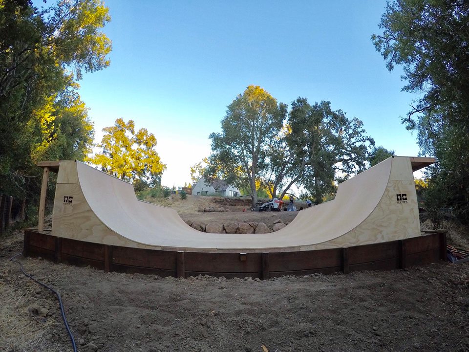 woodside, custom half pipe, oc ramps, extension, extended top deck, skateboarding, half pipe, mini ramp, wood ramp, skatelite pro,