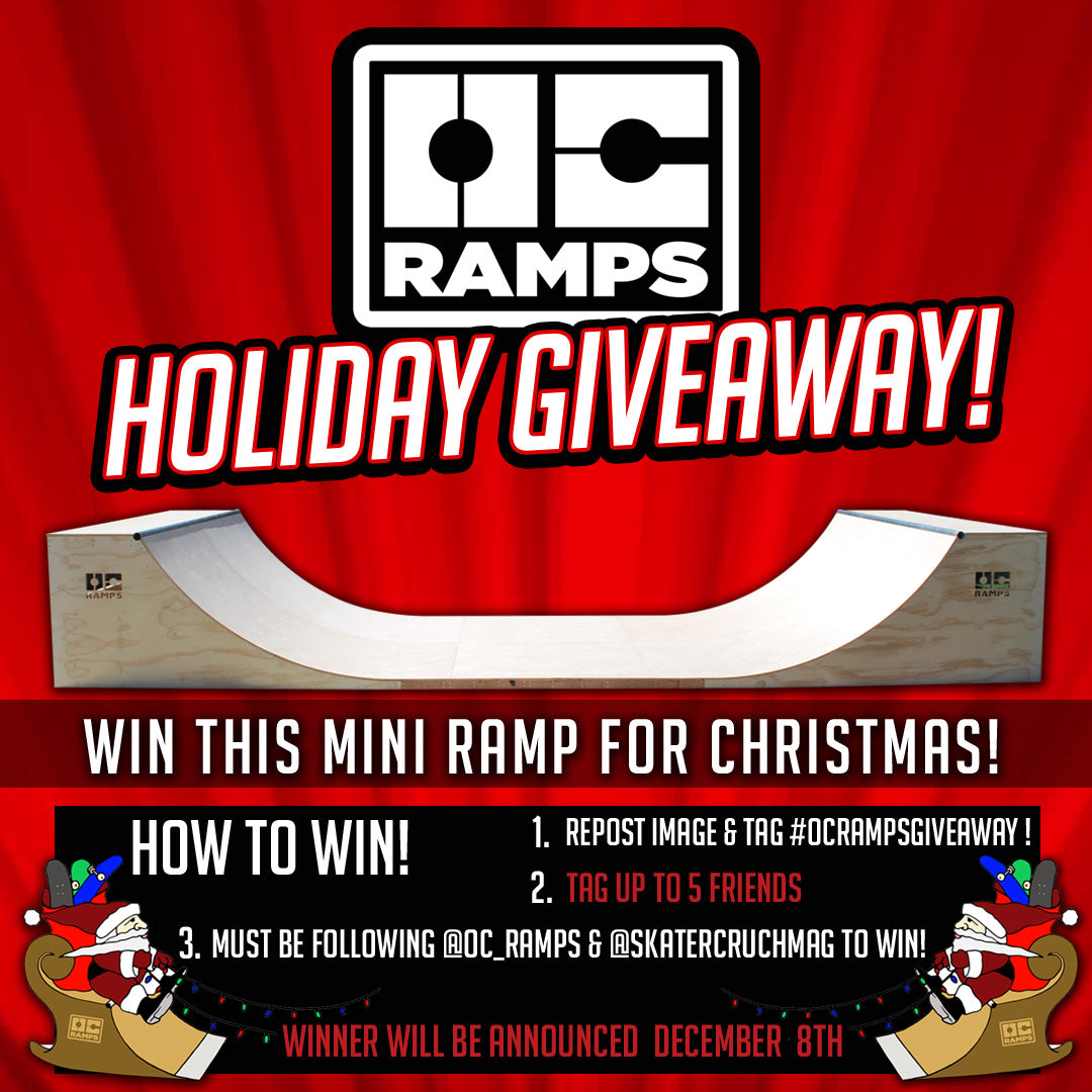 giveaway of mini ramp for christmas