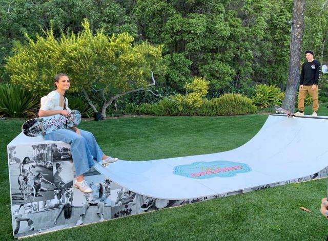 victorias secret, oc ramps, models, half pipe, mini ramp, rental, babes, skateboarding, los angeles, beverly hills