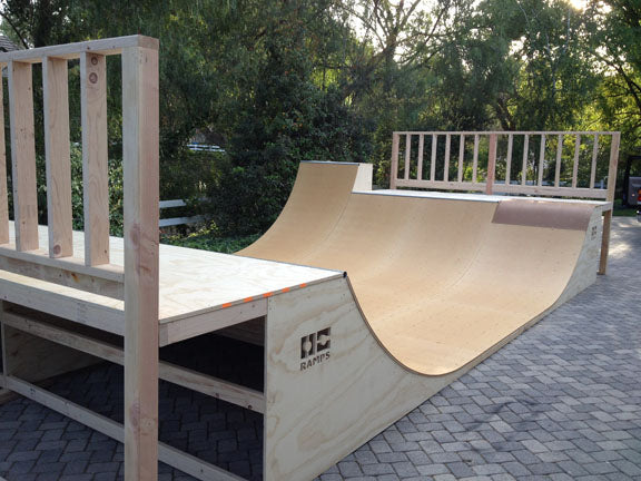 Custom Ramp Installation - Halfpipe by Orange County Ramps