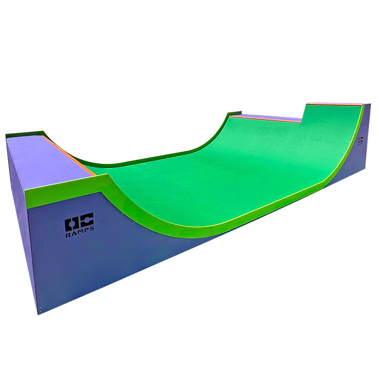 Turtle Half Pipe Ramp – 12 Foot Wide | OC Ramps