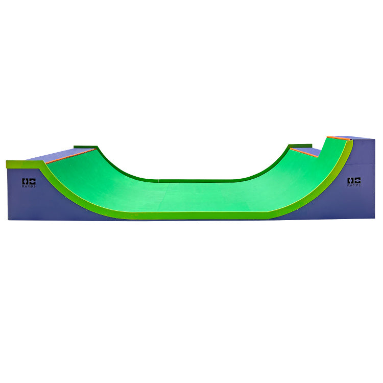 Turtle Half Pipe Ramp – 12 Foot Wide | OC Ramps