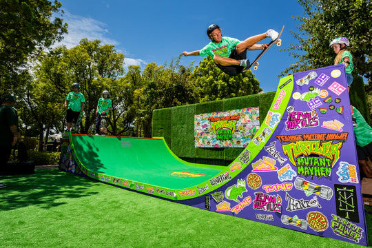 Turtle 12ft Halfpipe by OC Ramps Teenage Mutant Ninja Turtle