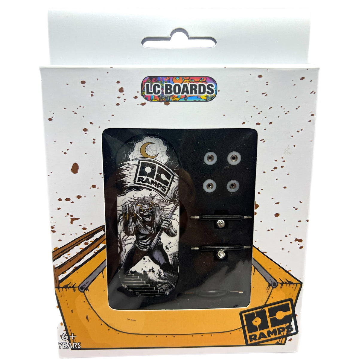 OC Ramps Fingerboard Complete Fulgore Demon — front view — fingerboard obstacle tech deck ramp