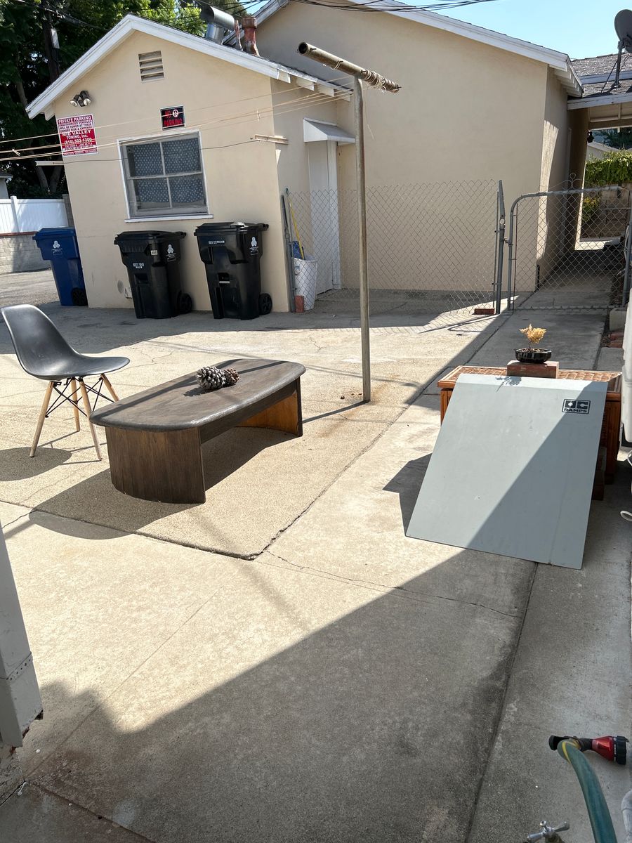 Customer photo of a gray Greg Lutzka Curb Kicker in an outdoor concrete skate setup