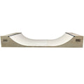 OC Ramps Garage Mini Ramp 2' Tall – Halfpipe — rear view — backyard half pipe ramp kit
