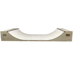 OC Ramps Garage Mini Ramp 2' Tall – Halfpipe — rear view — backyard half pipe ramp kit