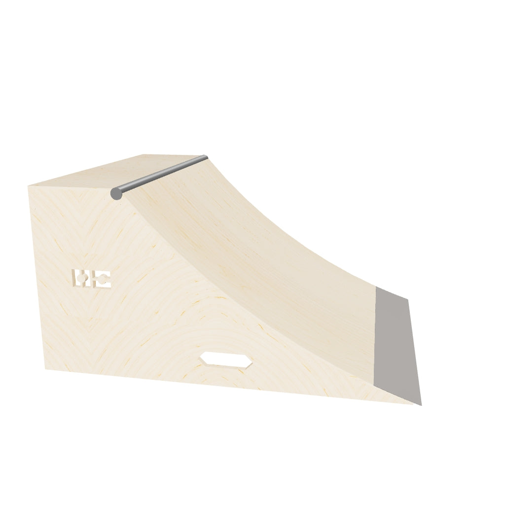3 Foot Wide Quarter Pipe Ramp