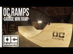 Garage Mini Ramp 2' Tall Halfpipe — assembly and skate demo video