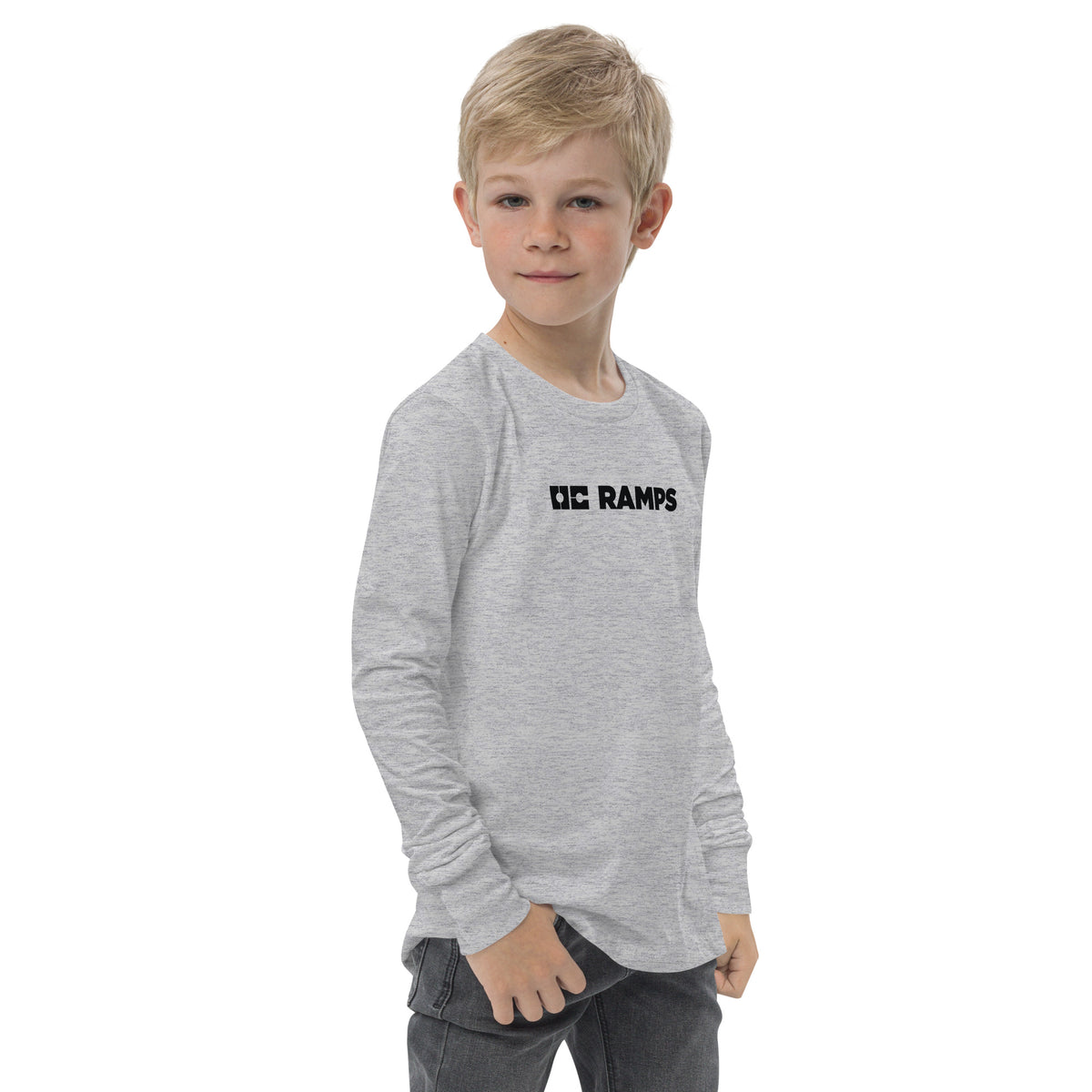OC Ramps Lil Devil Youth long sleeve tee — photo 7 of 12 — OC Ramps skateboard brand t-shirt