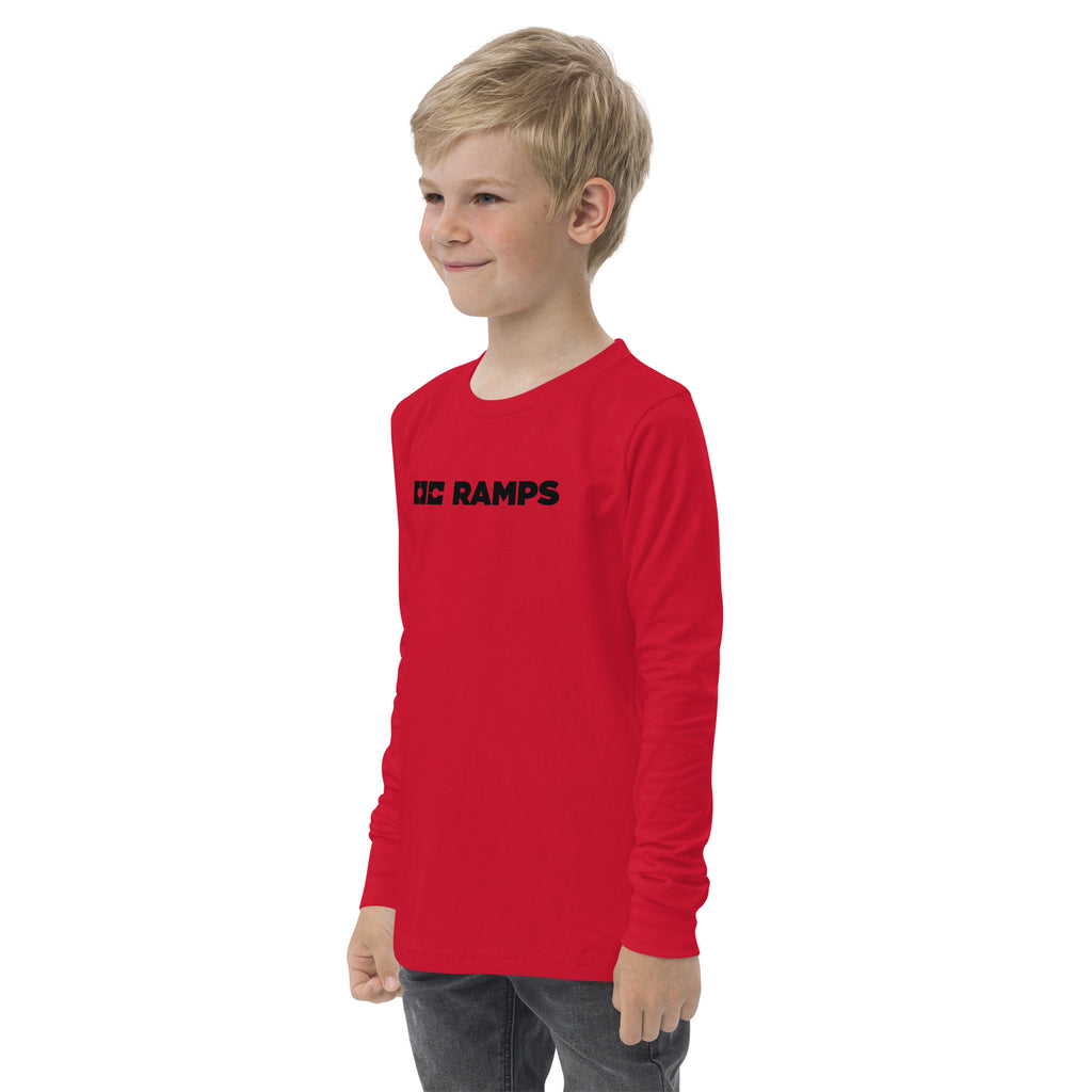 OC Ramps Lil Devil Youth long sleeve tee — front view — buy skate tee shirt