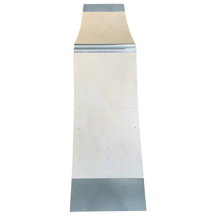 OC Ramps Micro Spine — top-down view — backyard quarter pipe spine ramp