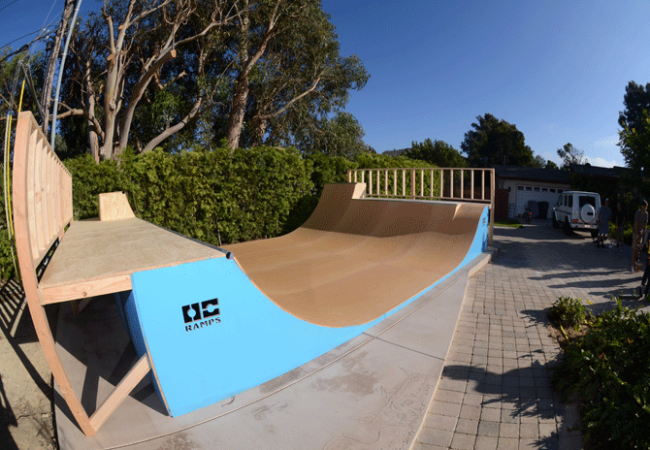 Half Pipe Ramp – 16 Foot Wide | OC Ramps