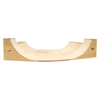 OC Ramps Half Pipe Ramp – 16' Wide — rear view — backyard half pipe ramp kit