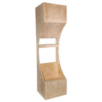 OC Ramps Half Pipe Chair — side angle view — backyard half pipe ramp kit