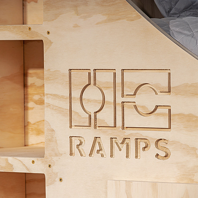 OC Ramps Half Pipe Ramp Bed — backyard half pipe ramp kit