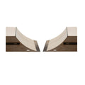 OC Ramps Quarter Pipe Ramps – Two 4 Foot — rear view — backyard quarter pipe ramp kit