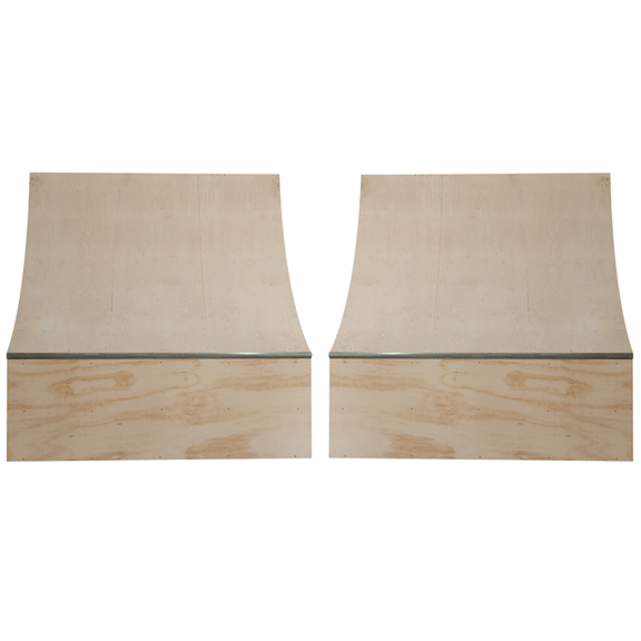 OC Ramps Quarter Pipe Ramps – Two 6 Foot — buy quarter pipe ramp