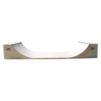 OC Ramps Half Pipe Ramp – 8' Wide — rear view — backyard half pipe ramp kit