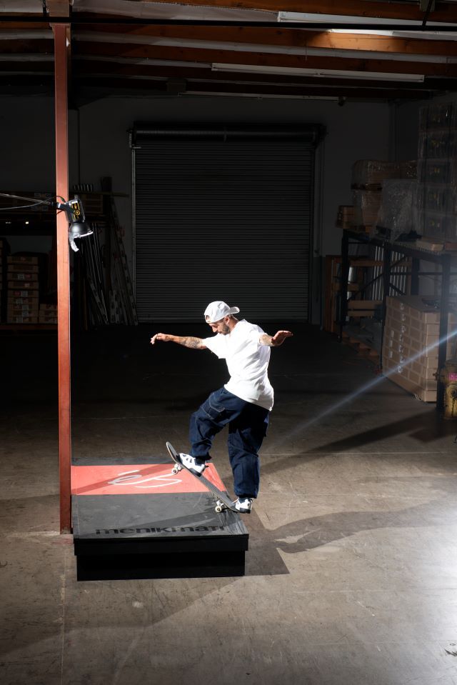 OC Ramps éS Shoe Box – Skate Ledge — rear view — skate ledge obstacle