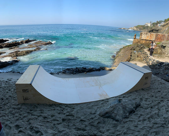 Ocean views of OC Ramps Cody & Dave Mini Ramp – The Equation – 8ft Wide