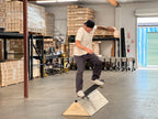 OC Ramps Triangle Apple Rail — rear view — portable skate rail