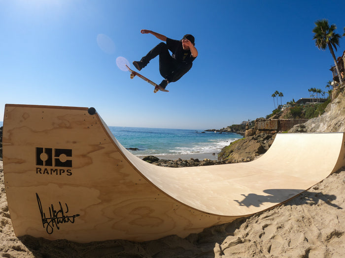 OC Ramps Cody & Dave Mini Ramp – The Equation – 8ft Wide in Laguna Beach