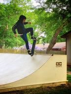 OC Ramps Cody McEntire Mini Ramp – The Equation – 24ft wide — rear view — skateboard mini ramp for sale