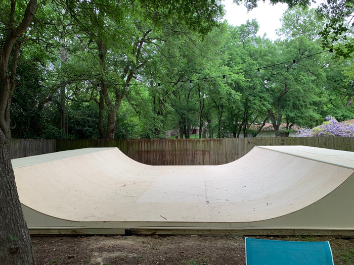 Top skating surface of Cody McEntire Mini Ramp – The Equation – 24ft wide by OC Ramps