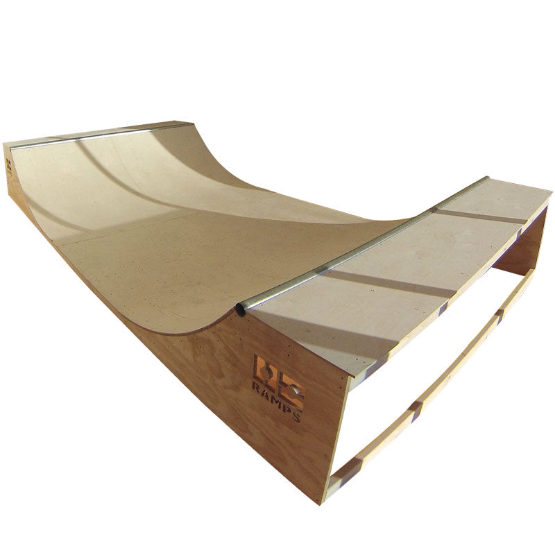 Top view of Garage Mini Ramp with two plywood layers by OC Ramps