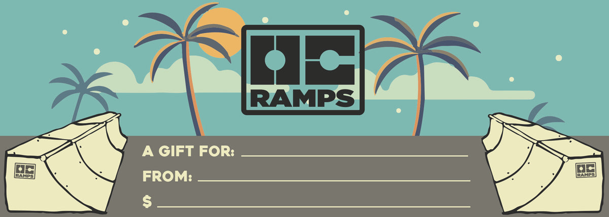 OC Ramps OC Ramps Gift Card — OC Ramps skate obstacle