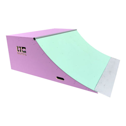 Side view of OC Ramps 6ft wide Unicorn Skate Ramp 
