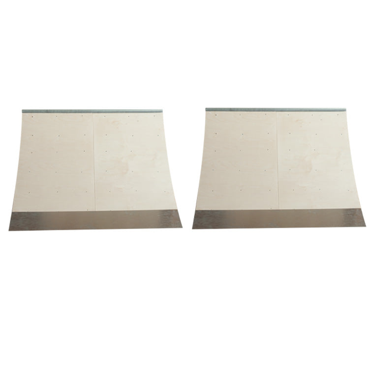 OC Ramps Quarter Pipe Ramps – Two 3 Foot — side angle view — backyard quarter pipe ramp kit