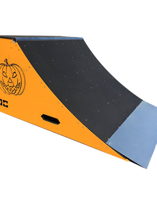 Jack O Quarterpipe 3ft wide orange & black by OC Ramps