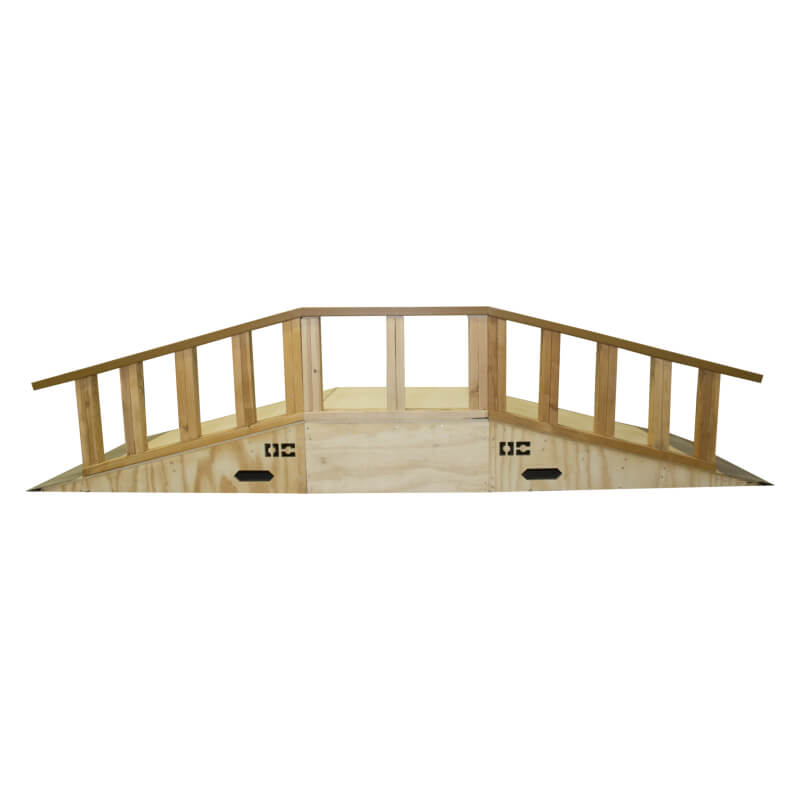 OC Ramps Bump to Butter — side angle view — portable street skate obstacle